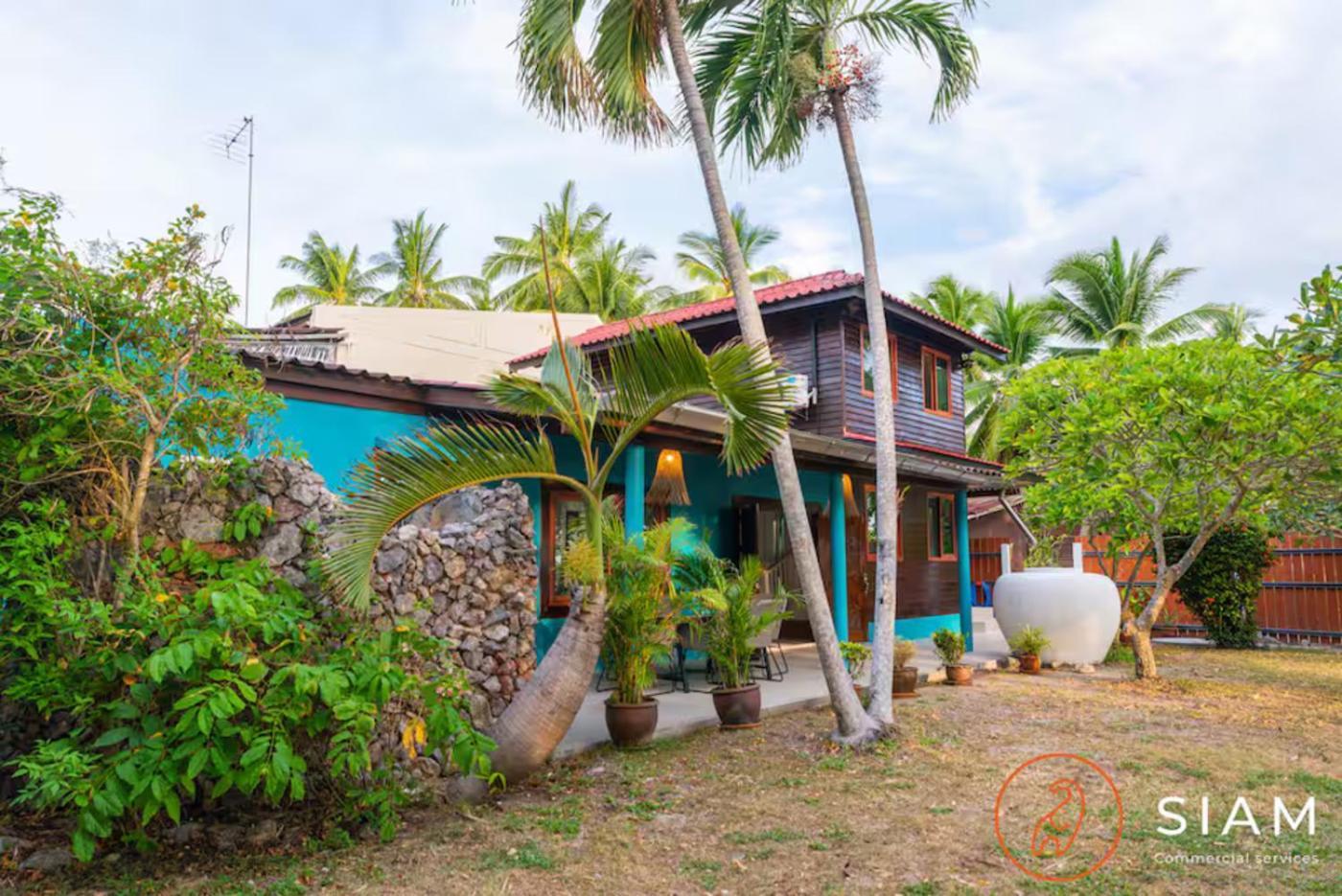 The Wooden Beach House 3Br - Sunset Beach Garden Taling Ngam  Exterior photo